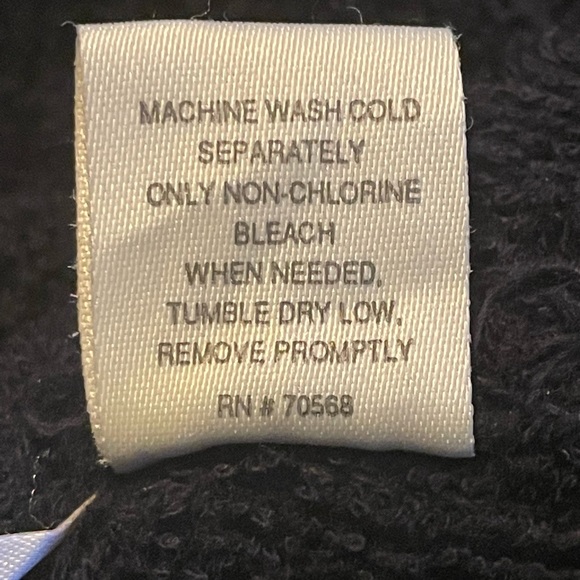 Solid black Victoria’s Secret, 100% cotton belted robe - Picture 7 of 9